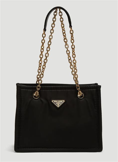 prada bag large chain handle|prada chain bag price.